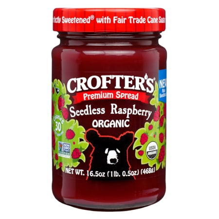 Crofters Organic Spread Premium Raspberry, PK6 60067275006504